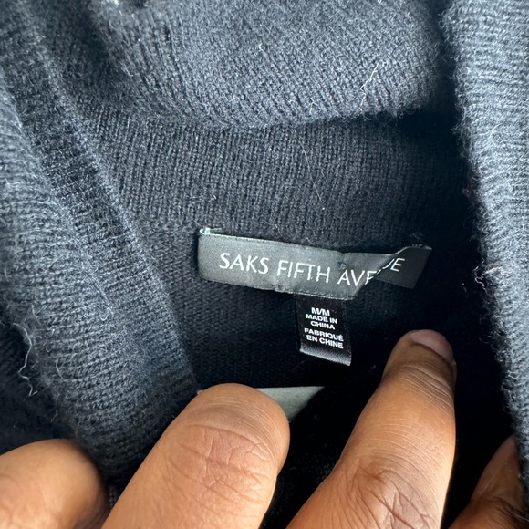 Saks fifth avenue medium wool blend jumper… - Picture 5 of 9